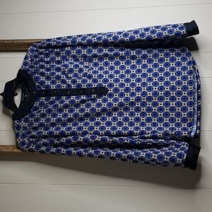 Notations Long Sleeve Details Stretchy Top